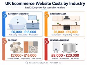 ecommerce website cost by buisness