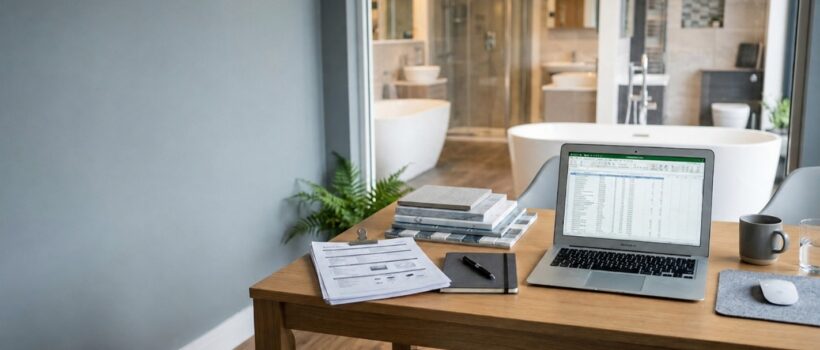 How long a new bathroom product range should take to go live on a UK ecommerce website
